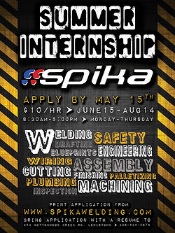 SpikaWeldingInternship2015